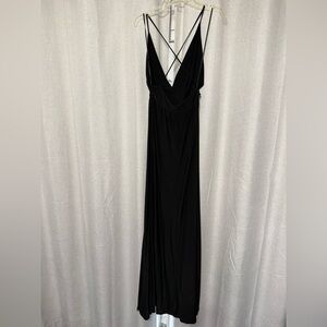 Windsor Black Backless Maxi Dress